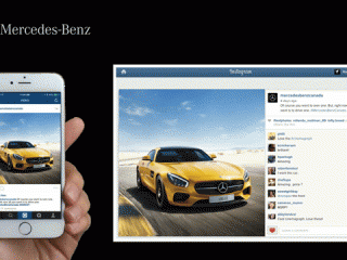 Flixel Instagram Cinemagraph Ad for Mercedes