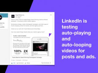 LinkedIn Now Supports Cinemagraphs